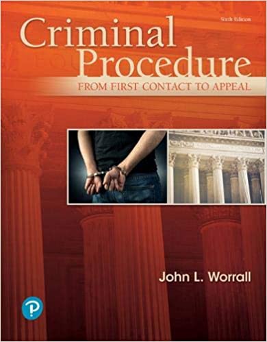 Criminal Procedure: From First Contact to Appeal (6th Edition) - Image pdf with ocr